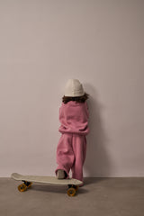 Three Little Tots Sunset Pink Sweat Set, extra product detail