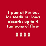 The Boyshort Period. in Microfiber for Medium Flows.