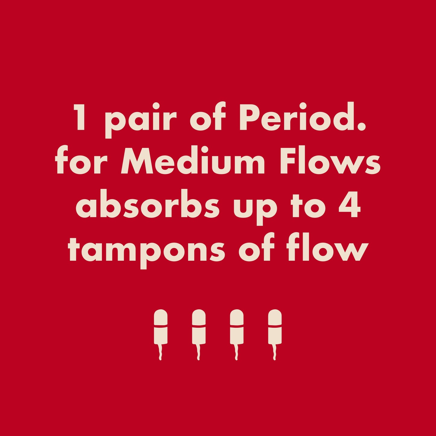 The Bikini Period. in Microfiber For Medium Flows