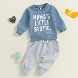 Mama's Little Bestie Sweatshirt and Sweatpants Set