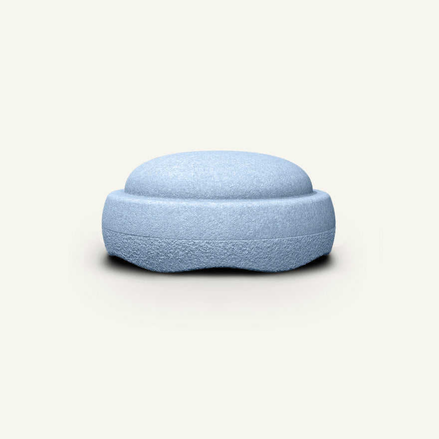 Three Little Tots Round Rainbow Stepping Stone Sensory Toy, in Round Sky Blue
