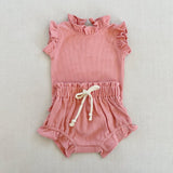 Little Girl Frilly Top and Bottom Set