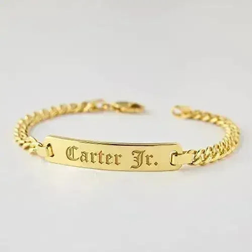 Baby Name Bracelet, Toddler Bracelet, Baby Shower Gift, Children's ID