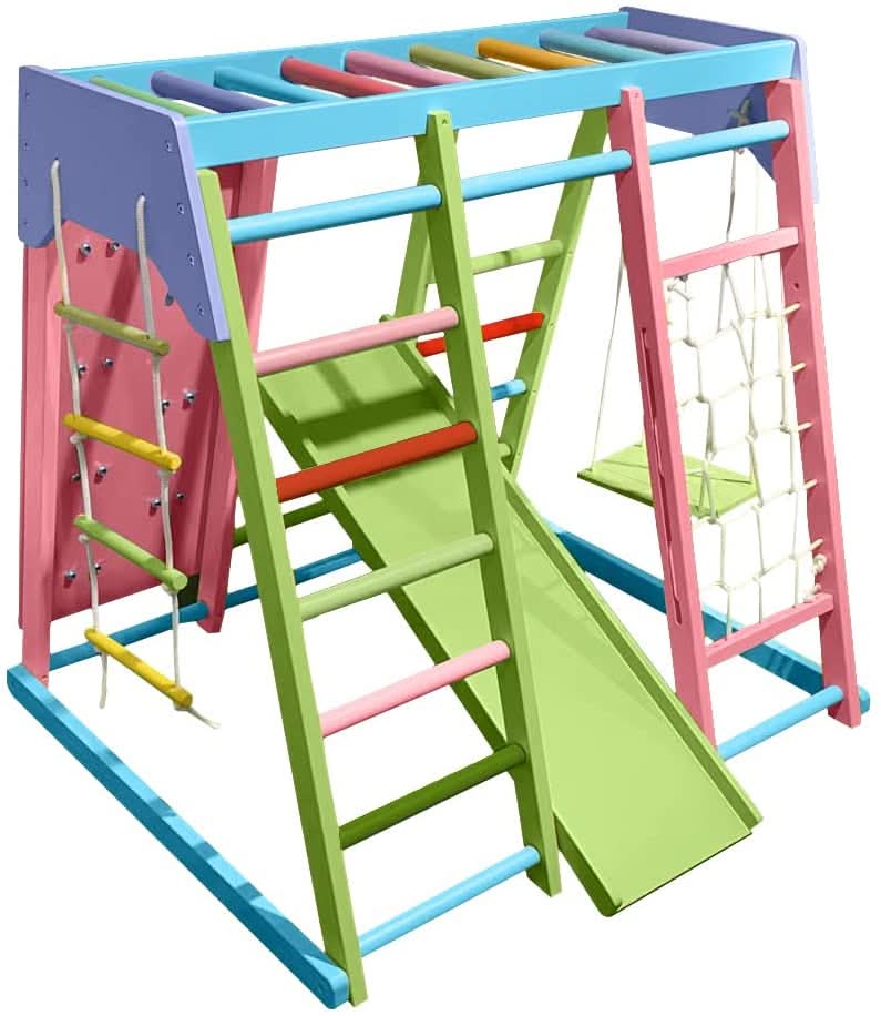 Three Little Tots Magnolia Jungle Gym, in Rainbow