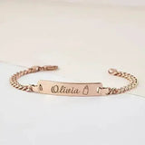 Baby Name Bracelet, Toddler Bracelet, Baby Shower Gift, Children's ID