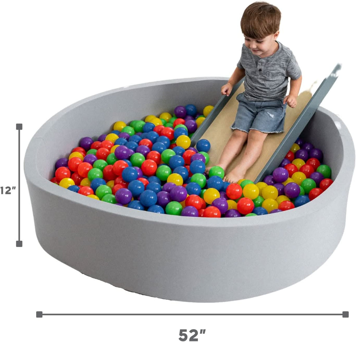 Three Little Tots Large Foam Ball Pit with 400 Balls - Climber Not Included, additional product photo