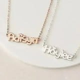 Little Girl Necklace, Baby Name Necklace, Toddler Gift, Baby Shower