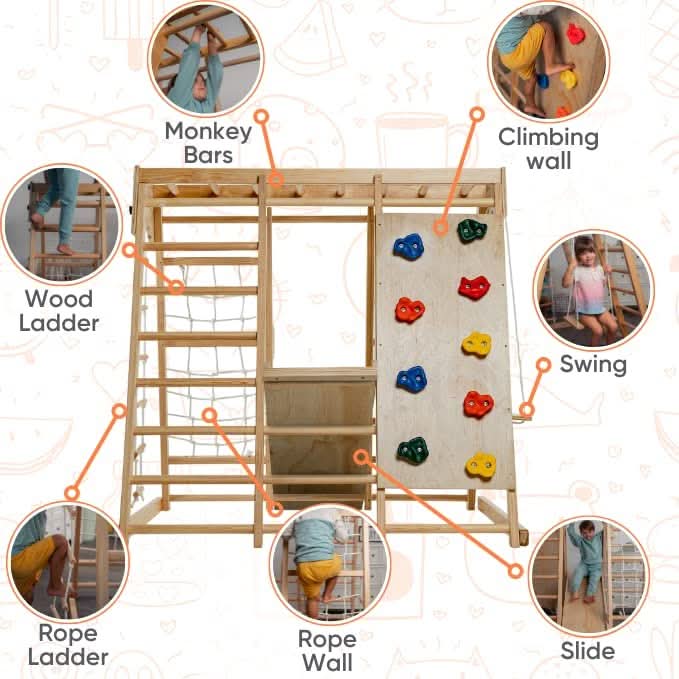 Three Little Tots Magnolia Jungle Gym, additional product photo