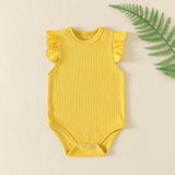 Three Little Tots Newborn Clothes Baby Girl Onesie Jumpsuit Romper, alternate angle