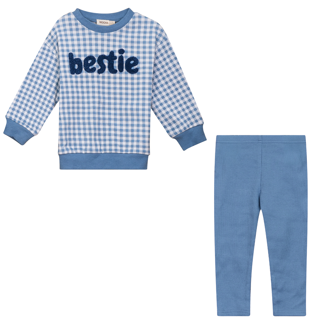 Checkered Mini Bestie 2Pc Set