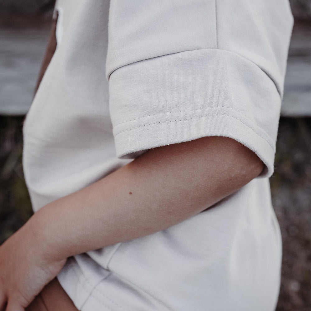 Rainbow Embroidered Short Sleeve T-Shirt and Shorts