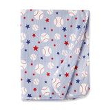 Grand Slam Baseball Bamboo Stroller Blanket for Baby