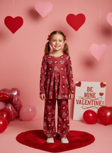 Three Little Tots You are so loved ribbed lounge set, second additional photo