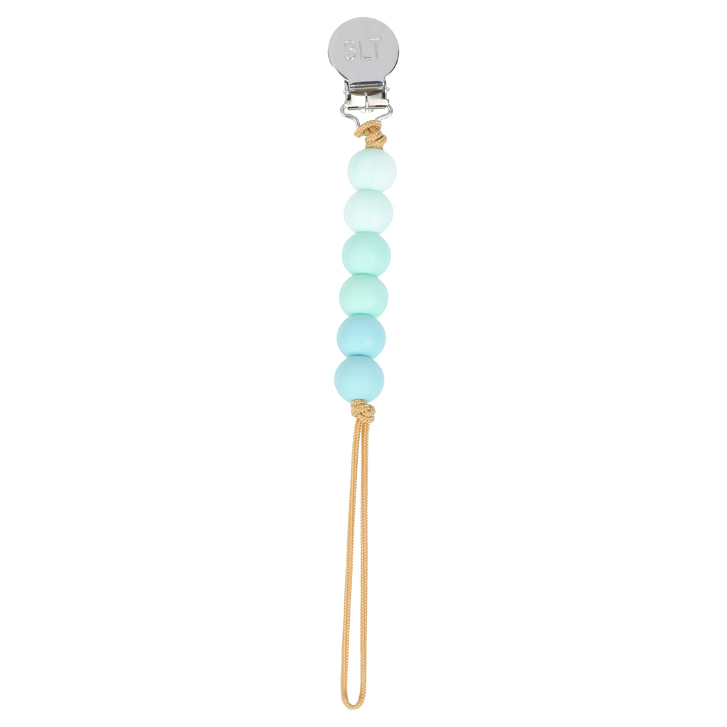 Turquoise Ombre Pacifier Clip