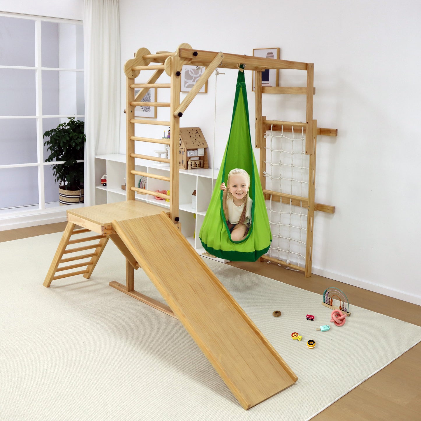 Three Little Tots Avenlur Sensory Swing Hammock Tear Drop Attachment for Grove Walnut Neem and Betul, additional view
