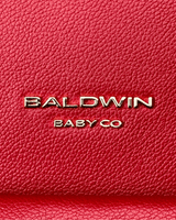 The Daphne Diaper Bag - Crimson