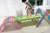 Three Little Tots Hazel Pikler Triangle Slide and Rocker Set, additional product photo