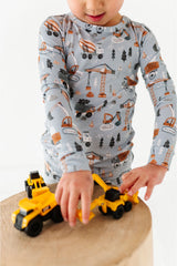 Construction Little Man Pajamas