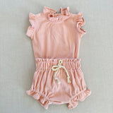 Little Girl Frilly Top and Bottom Set