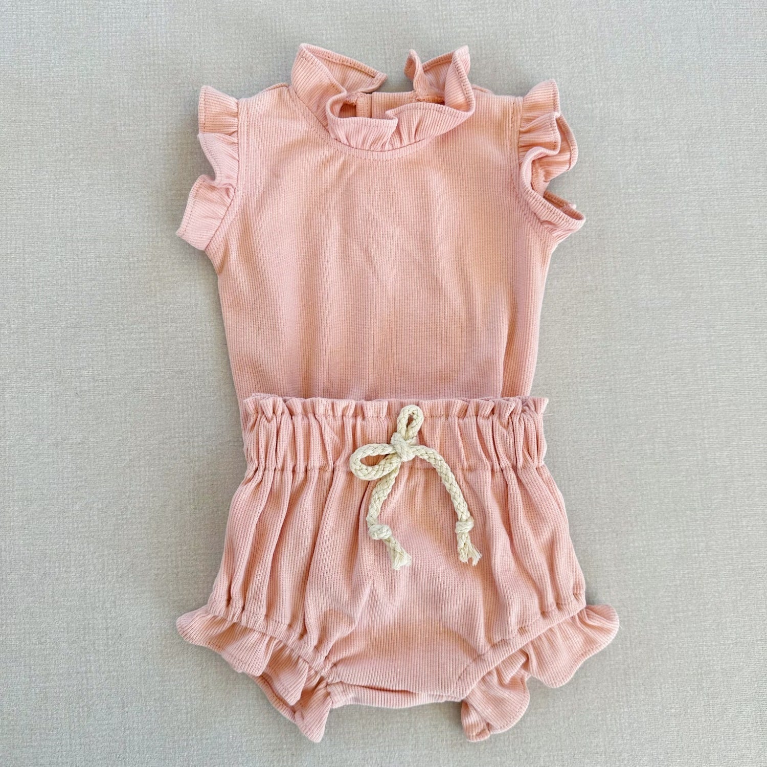 Little Girl Frilly Top and Bottom Set