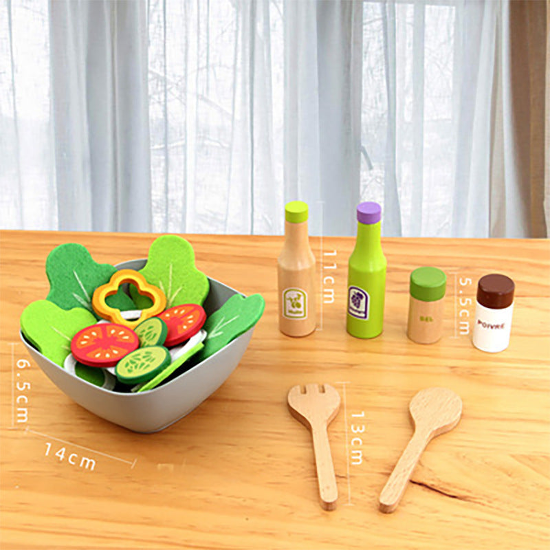 Three Little Tots Children's simulation kitchen set, in Salad