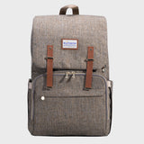 Three Little Tots Canvas Diaper Backpack, fifth additional photo