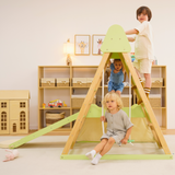 Three Little Tots Avenlur Bush 6-in-1 Indoor Wooden Jungle Gym Climber Montessori Toddler Playset wi, second additional photo
