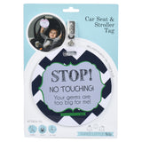 Three Little Tots No touching baby sign  in the packaging