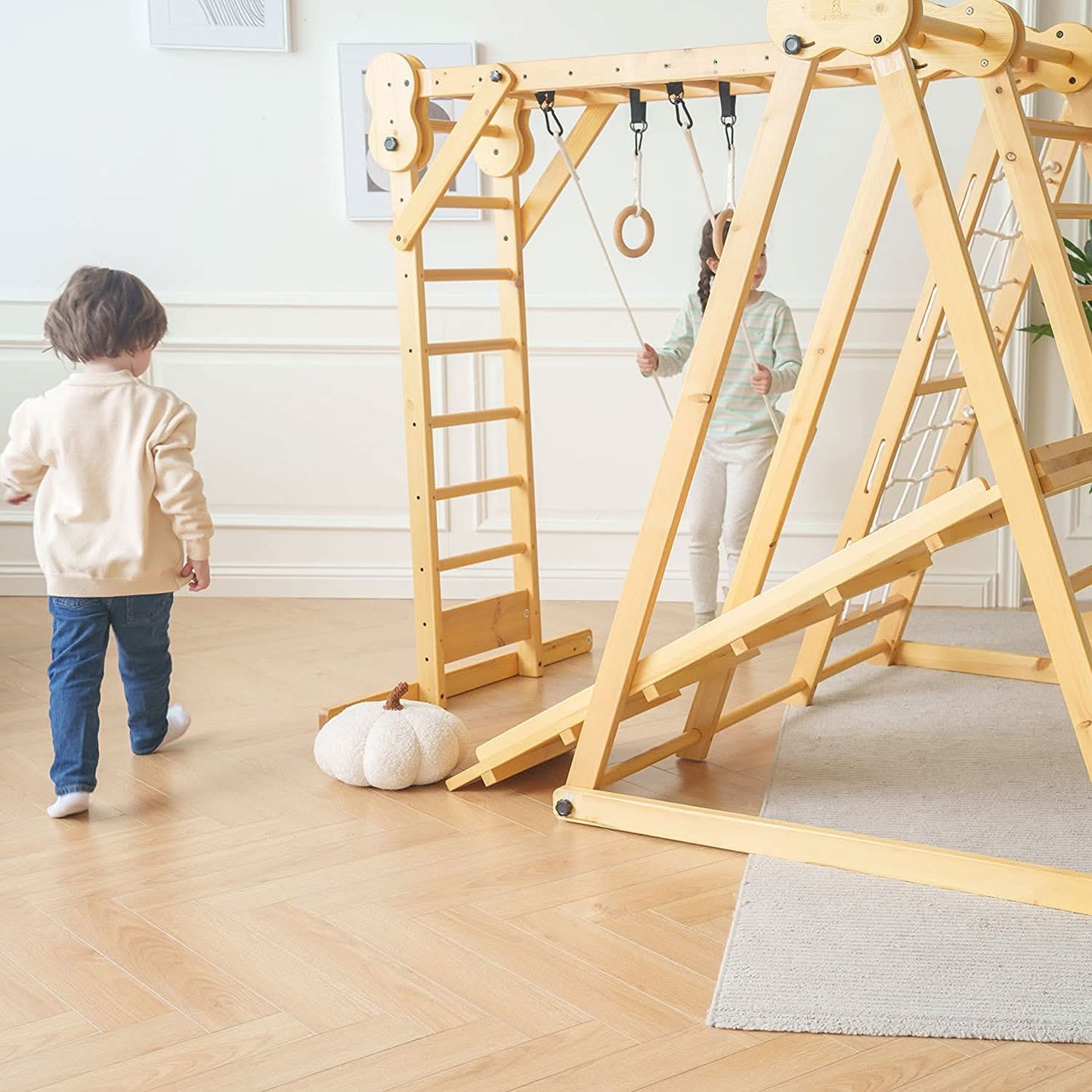 Chestnut | Outdoor & Indoor Foldable Jungle Gym