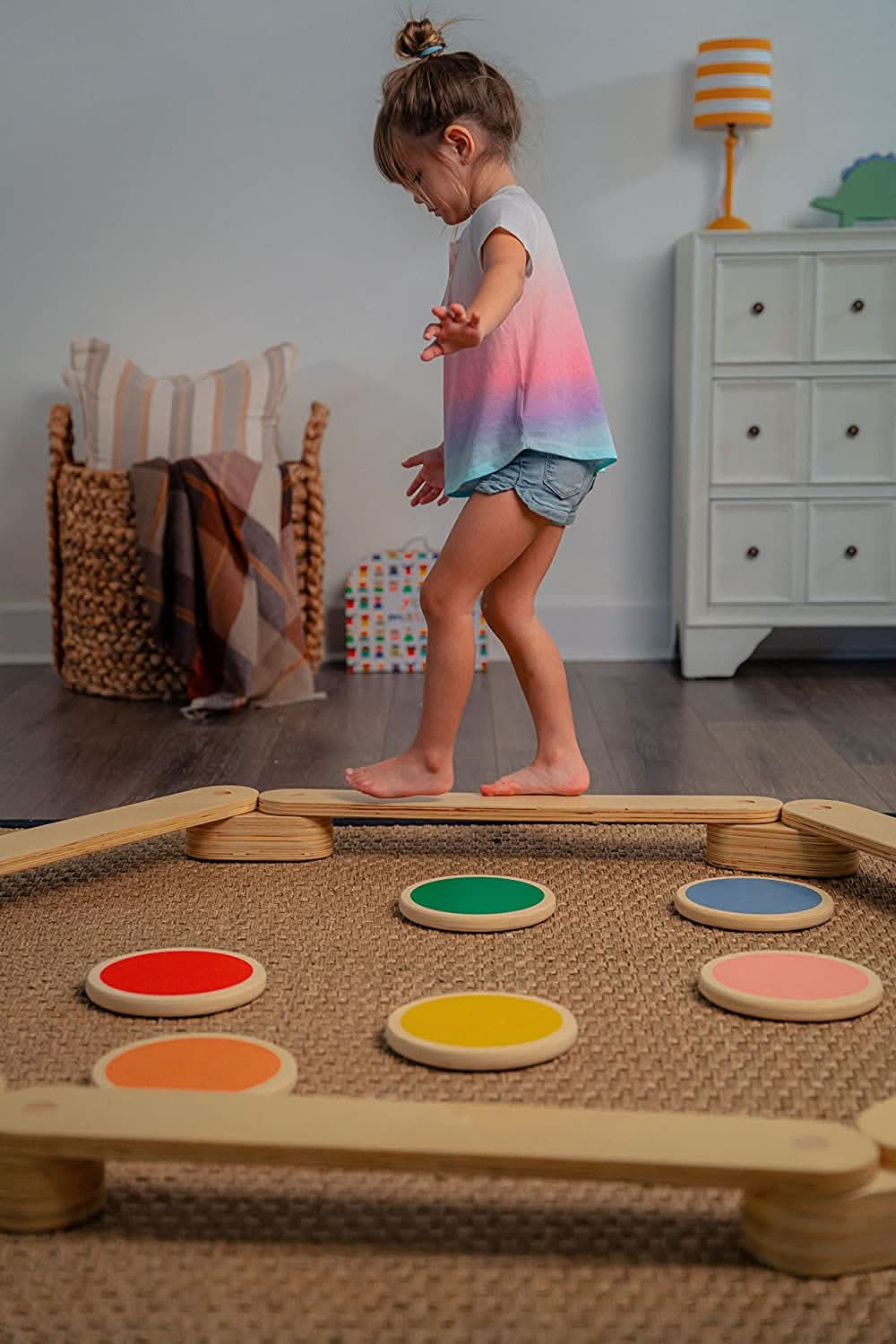 Three Little Tots Majesty Balance Beam and Stepping Stones, additional view