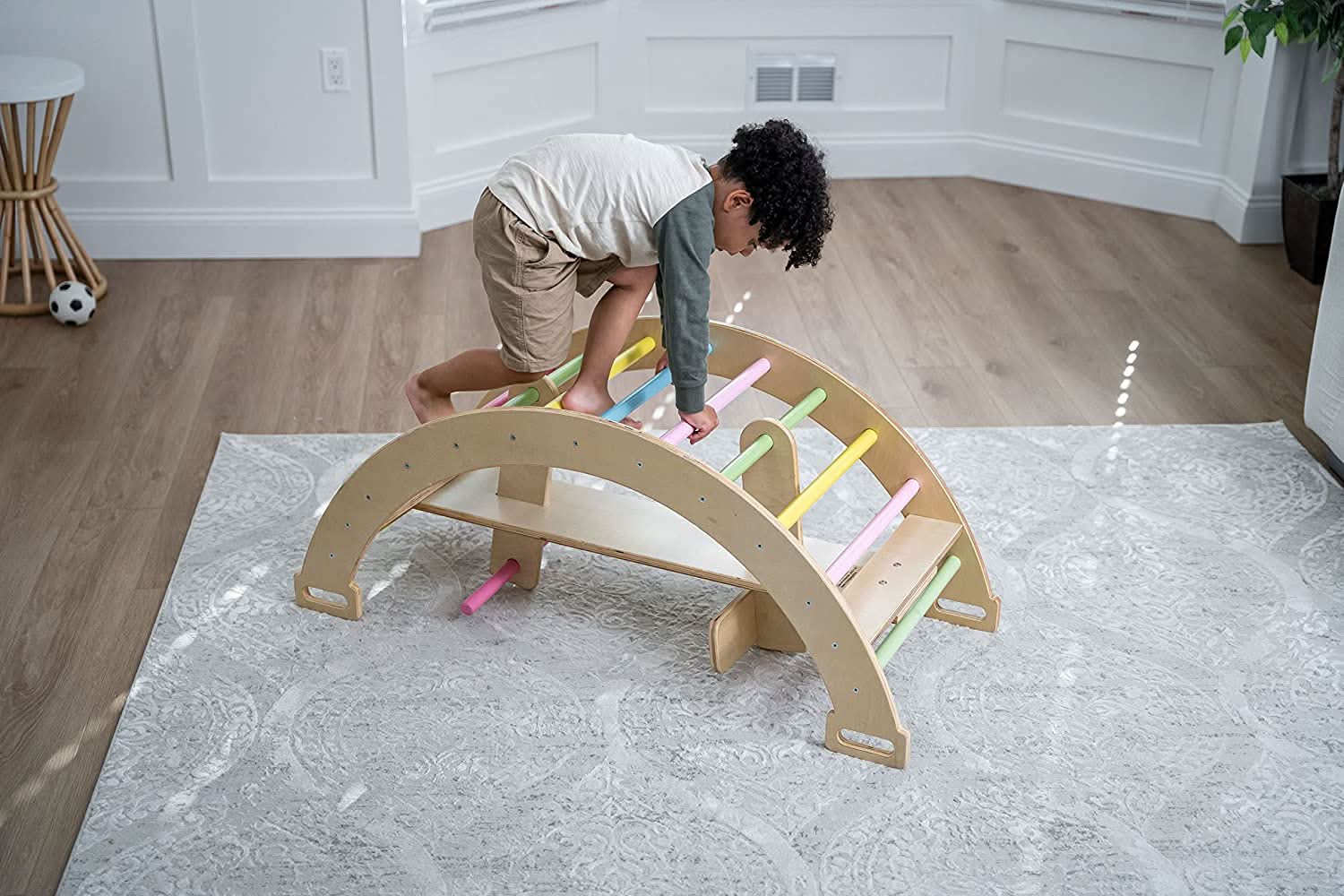 Three Little Tots Bailis - Climbing Arch and Rocker, additional product photo