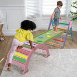 Three Little Tots Hazel Pikler Triangle Slide and Rocker Set, additional product photo