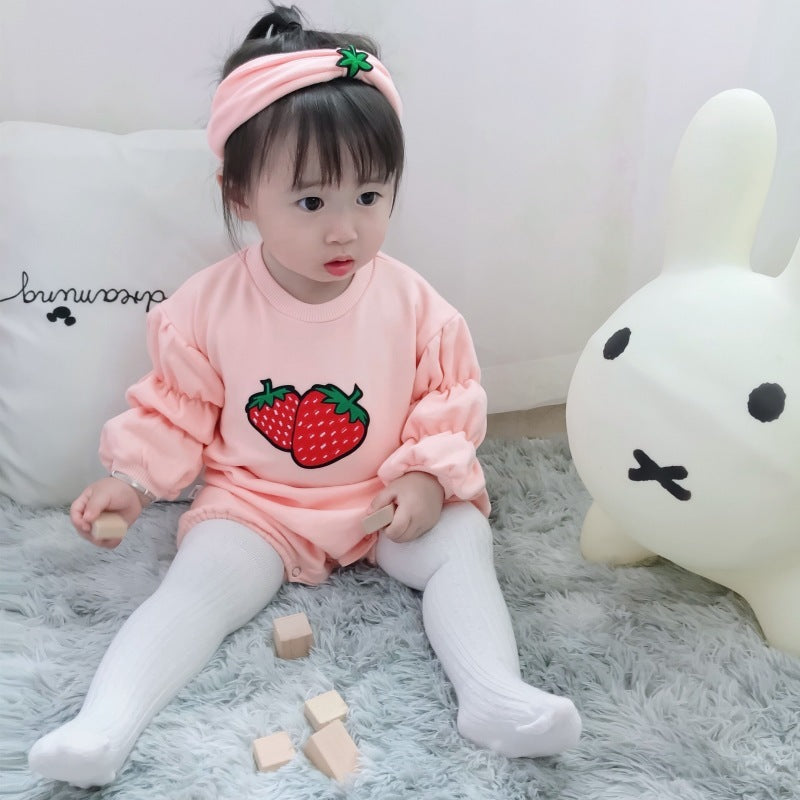 Three Little Tots Baby jumpsuit, in Pink