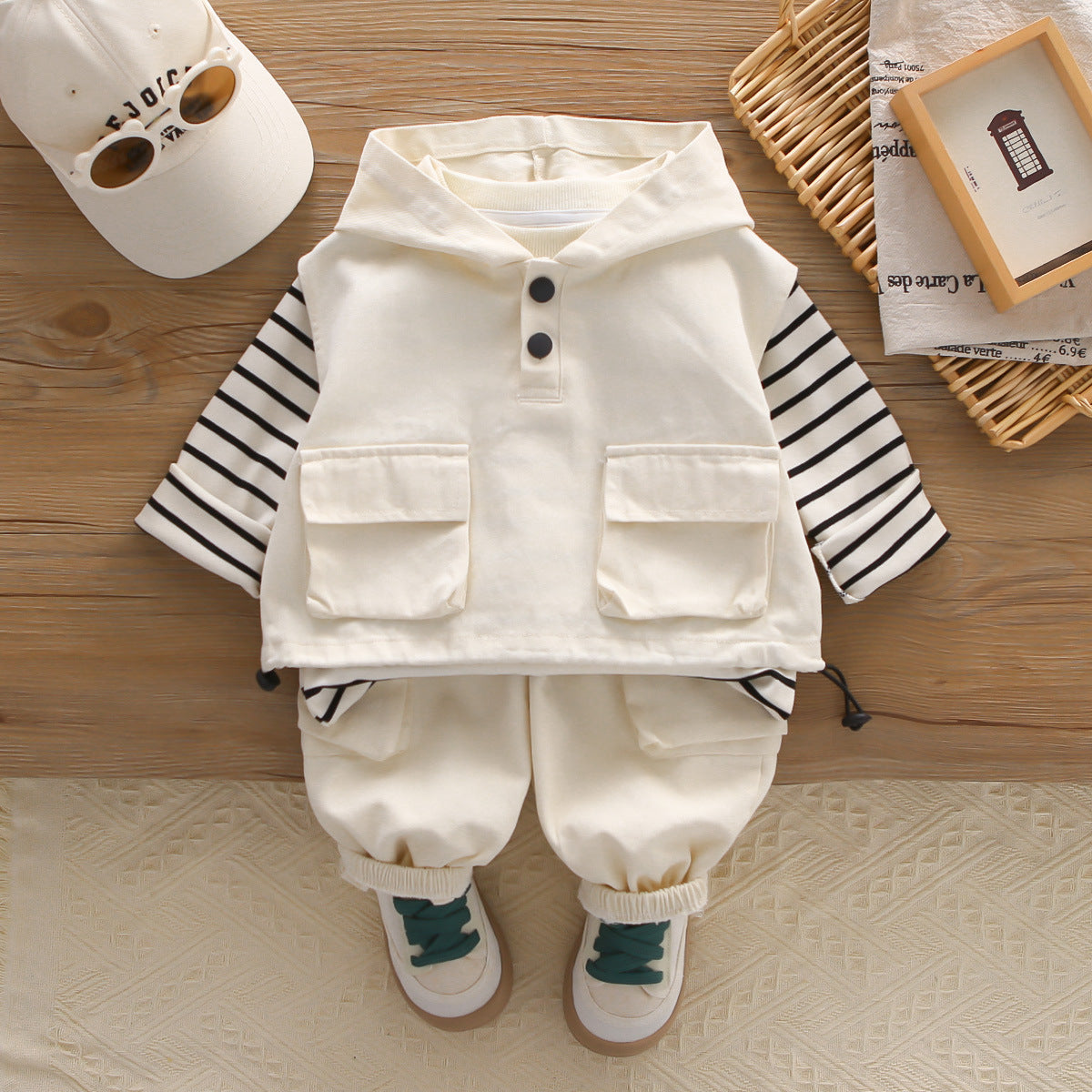 Casual Comfy Stylish Little Boy Clothing Set
