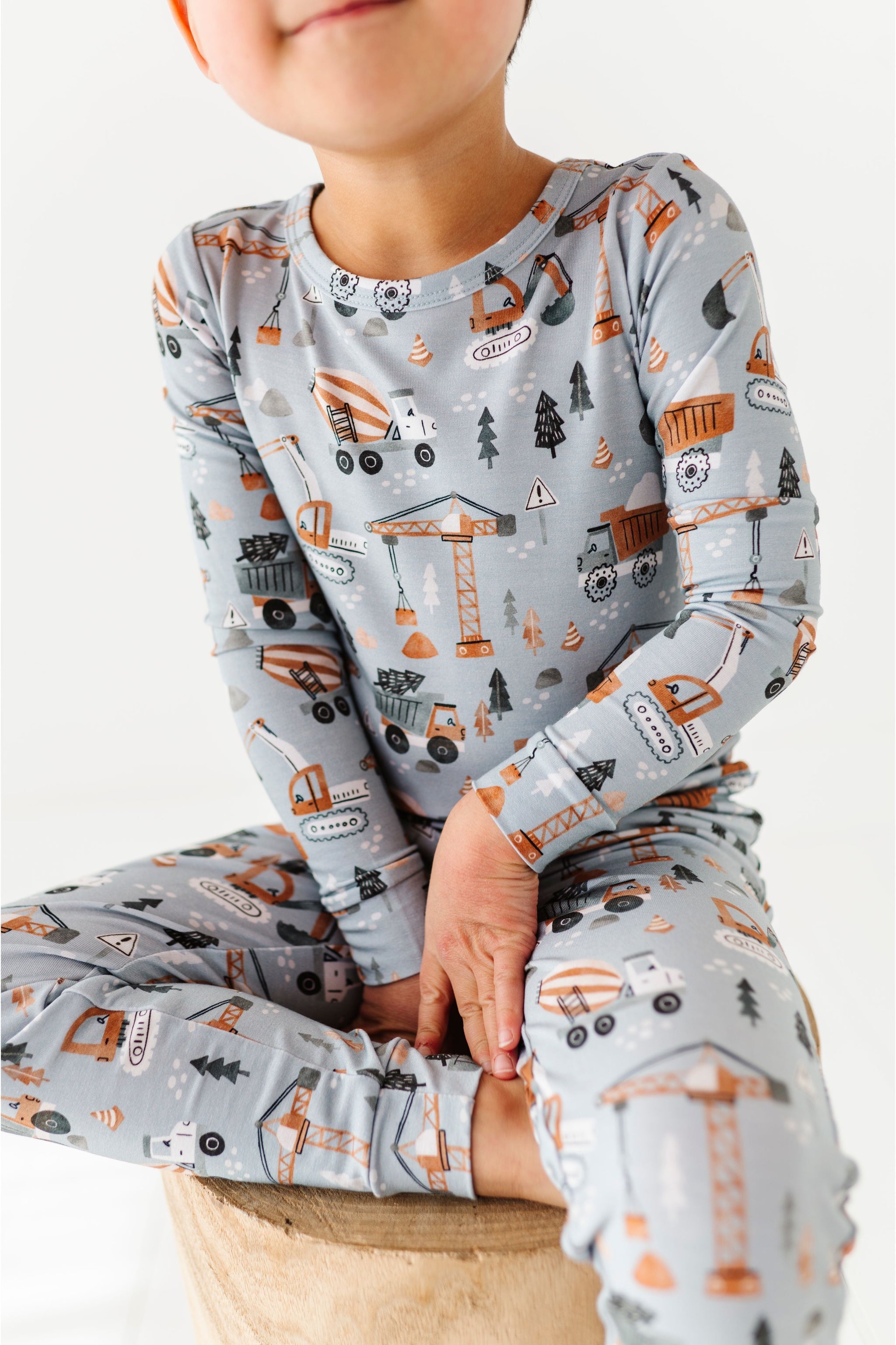 Construction Little Man Pajamas