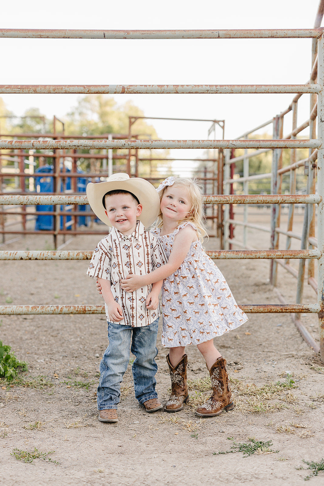 Pony Smocked Dress