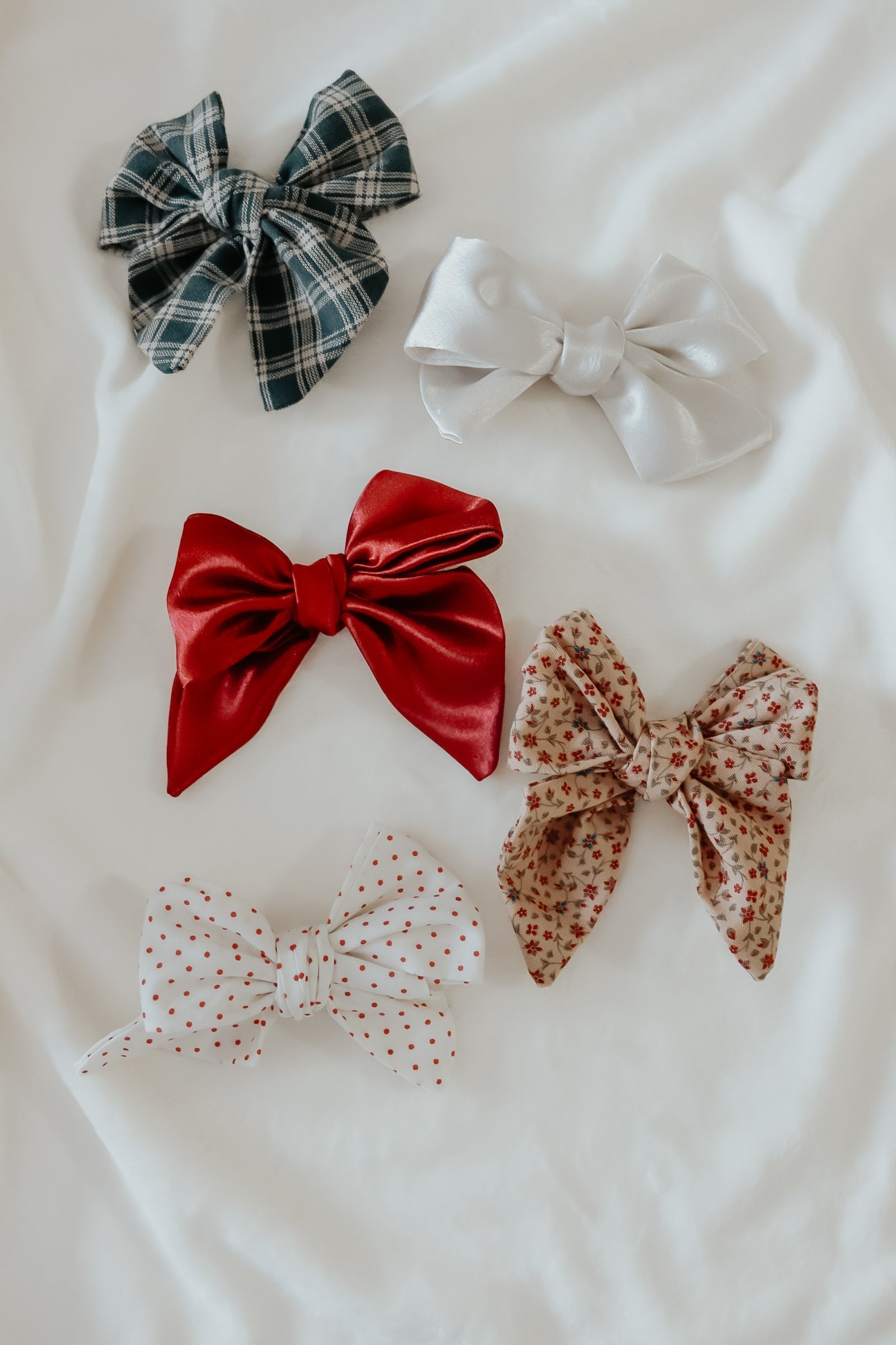 Pinwheel Bow Clips