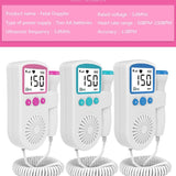 Fetal Heart Monitor Handheld Home Fetal Sound Monitor for Detecting Baby Fetal Movement and Heart Rate Auscultatory Device