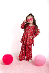 Three Little Tots You are so loved ribbed lounge set, additional product photo