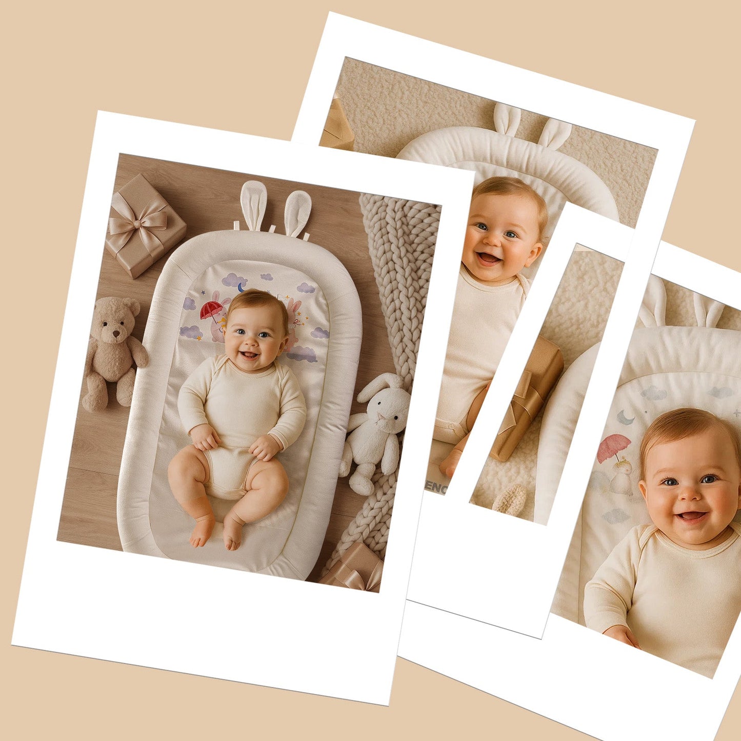 Baby Lounger for Newborns (0–12 Months)