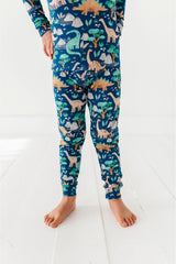 Three Little Tots Bamboo Pajama Set -Arlo Dino, supplementary photo