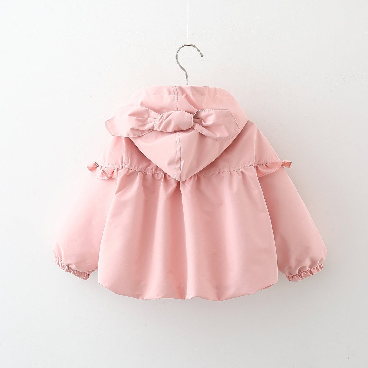 Girl's Love Hooded Trench Coat