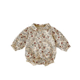 Baby Girl Cotton Print Romper Triangle Jumpsuit