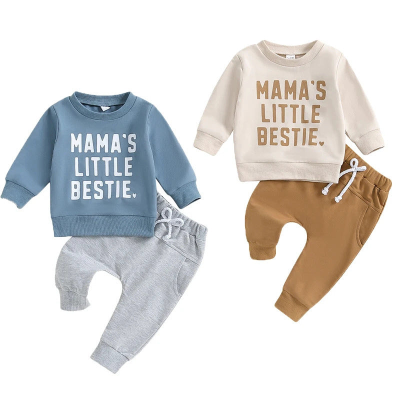Mama's Little Bestie Sweatshirt and Sweatpants Set
