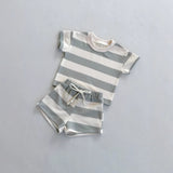 Checkered Print Little Man Top and Bottom Set