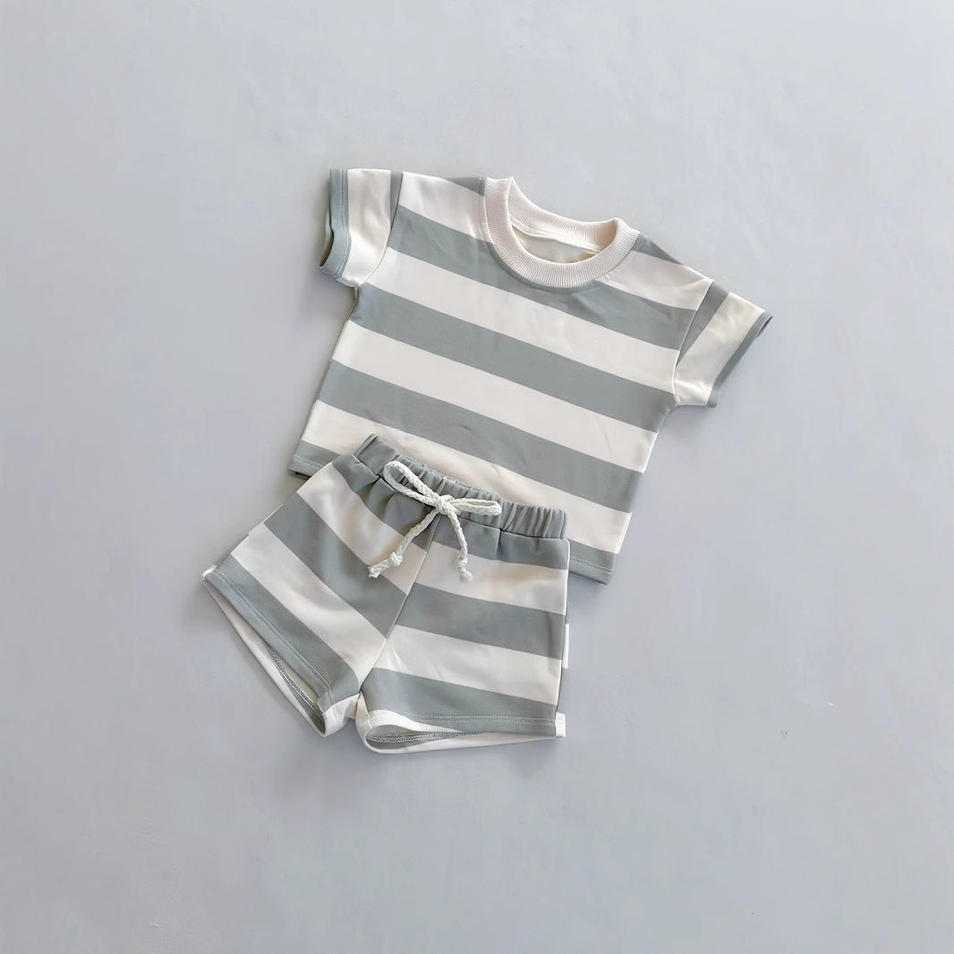 Checkered Print Little Man Top and Bottom Set