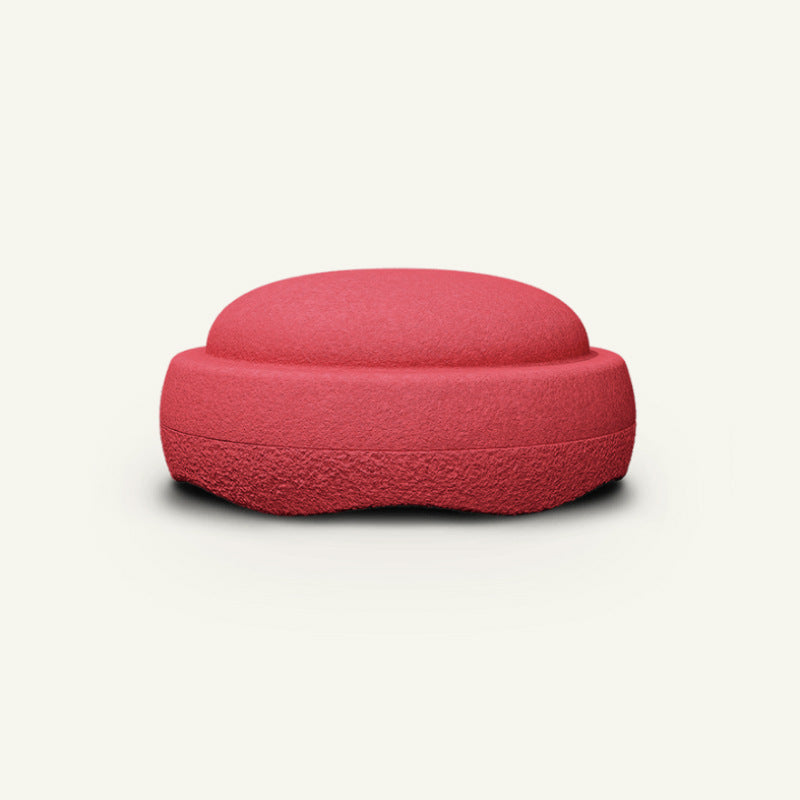 Three Little Tots Round Rainbow Stepping Stone Sensory Toy, in Round Red