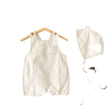 Baby Denim Overalls With Suspenders Casual Sleeveless Vest