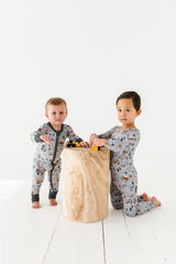 Three Little Tots Bamboo One Piece Zip Pajama - Mason, additional view