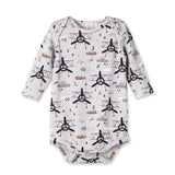 Airplane Baby Bodysuit - Bamboo Cotton Long Sleeve